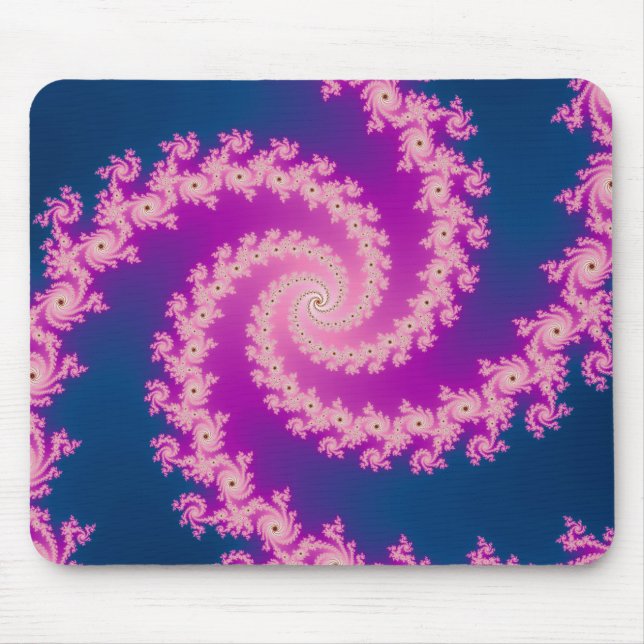 Plum - Fractal Mousepad (Front)
