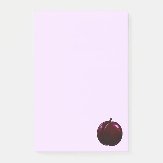 Plum - Fruit Collection -  Post-it Notes (Front)