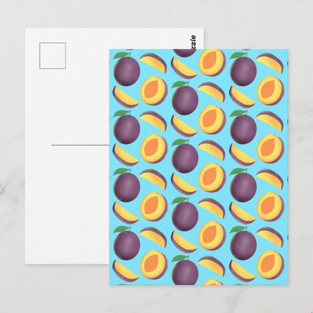 Plum Fruit Postcard (Front/Back)