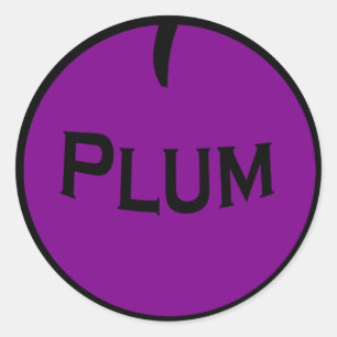 Plum Fruit Sticker