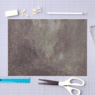 Plum grey galaxy of stars parchment tissue paper