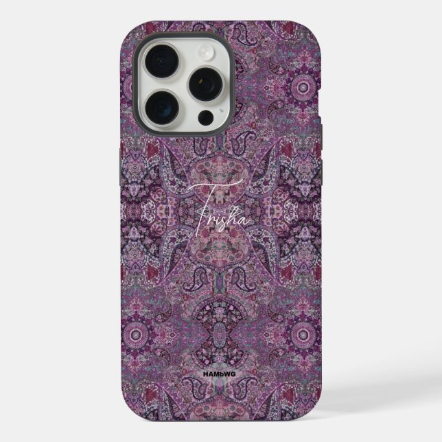 Plum Gypsy Design Cell Phone Case (Back)