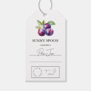 Plum Hang Tag