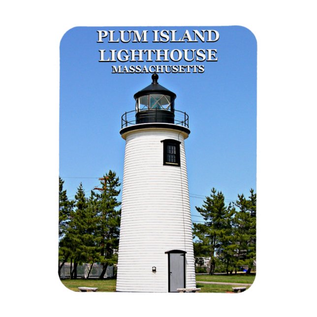 Plum Island Lighthouse, Massachusetts Flex Magnet (Vertical)