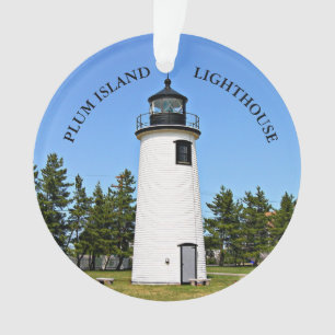 Plum Island Lighthouse, Massachusetts Ornament