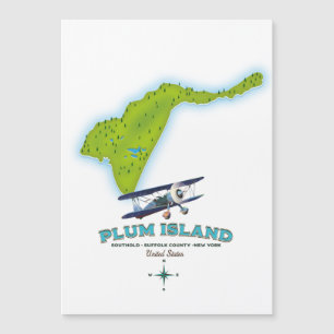 Plum Island, Southold Suffolk county, New york map