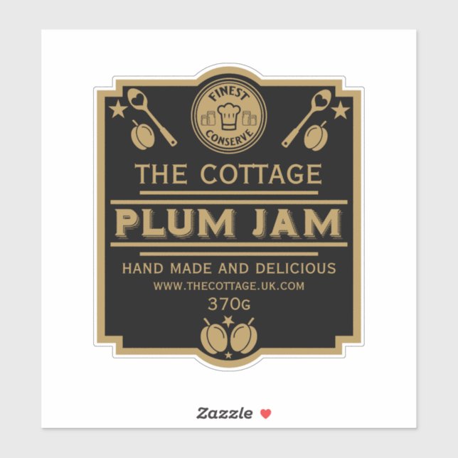 Plum Jam Conserve Maker (Sheet)