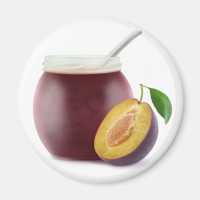 Plum jam magnet (Front)