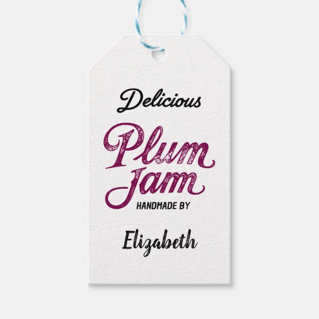 Plum Jam Tag (Front)