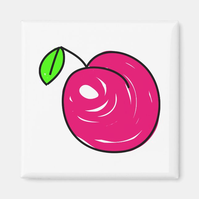 Plum Magnet (Front)