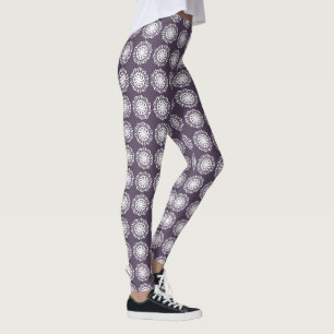 Plum Mandala Leggings