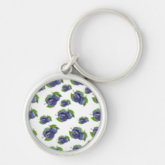 Plum pattern zazzle HEART tote bag Keychain