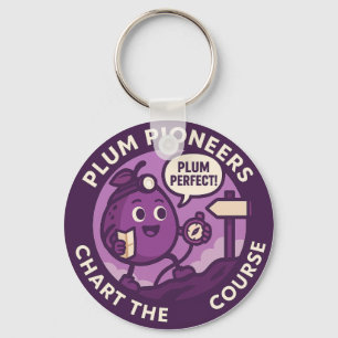 Plum Perfect Explorer Navigation Keychain