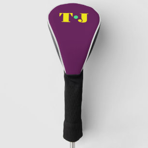 Plum Personalized Monogrammed Golf Head Cover
