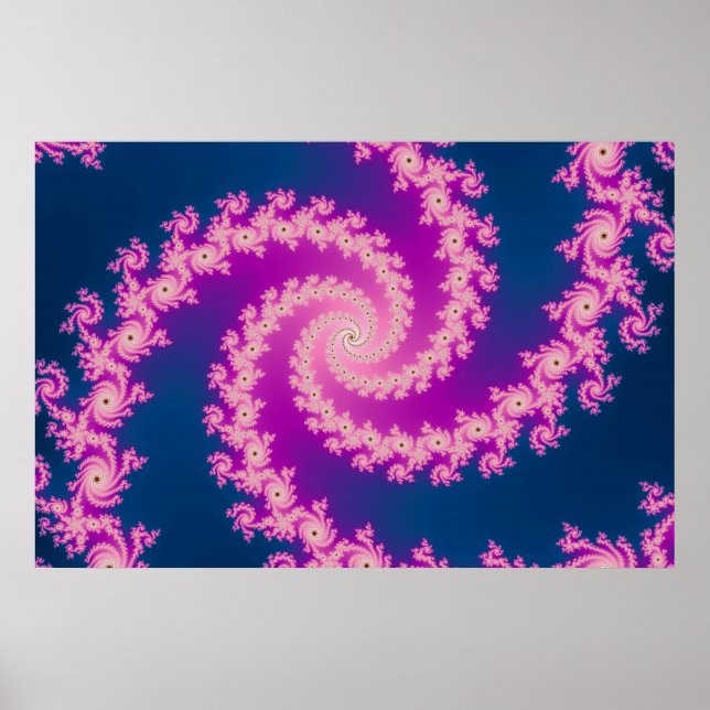 Plum - Poster fractal (Devant)