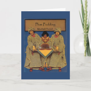 "Plum Pudding", by Maxfield Parrish Card