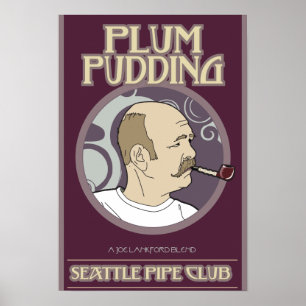 Plum Pudding Print