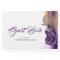 Plum Purple and Gold Glitter Wedding