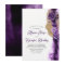 Plum Purple - Eggplant and Gold Floral Wedding