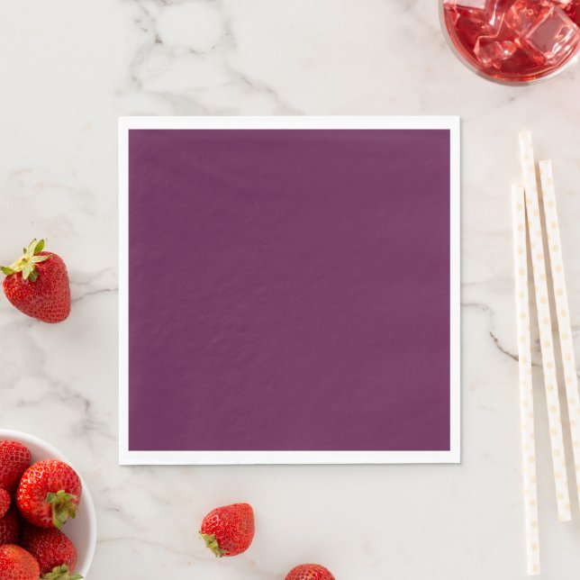 Plum Purple Napkin (Insitu)