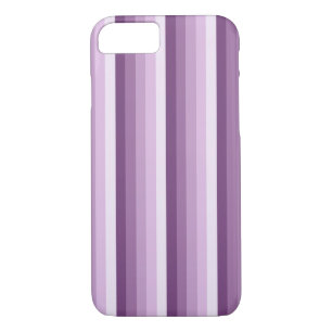 Plum purple shadow stripes Case-Mate iPhone case