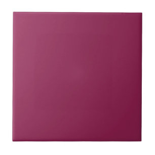 Plum Purple Solid Color Tile