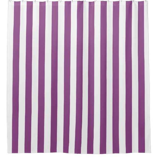 Plum Purple White Vertical Stripe NL #0 (Front)