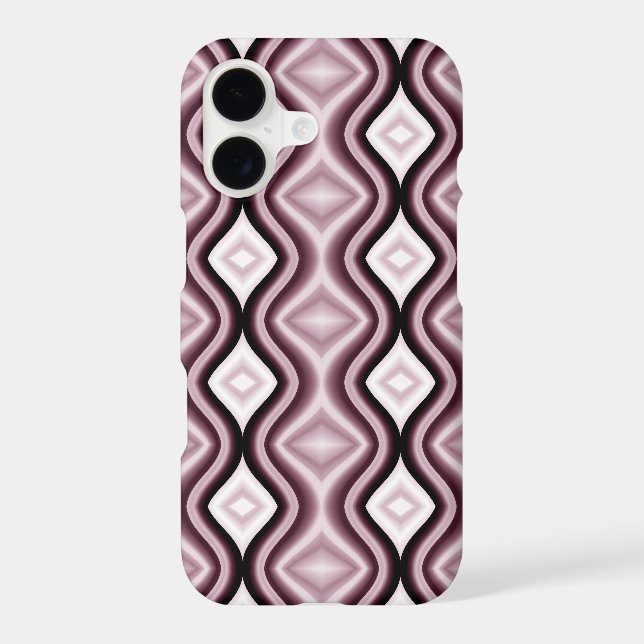 Plum Red Diamond Pattern (Back)