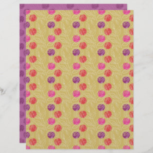 Plum Scrapbook Paper