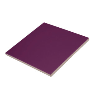 Plum (solid colour) tile