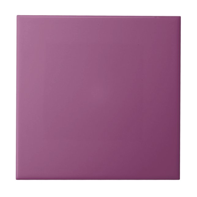 PLUM  (solid purple colour) ~ Tile (Front)