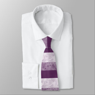 Plum Stripes Tie