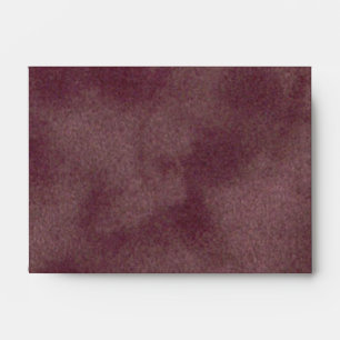 Plum Suede Envelope