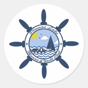 Plumas Lake Classic Round Sticker