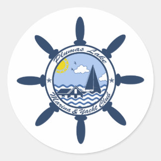 Plumas Lake Classic Round Sticker