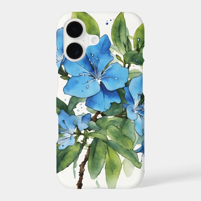 Plumbago Auriculata - Watercolor flowers (Back)