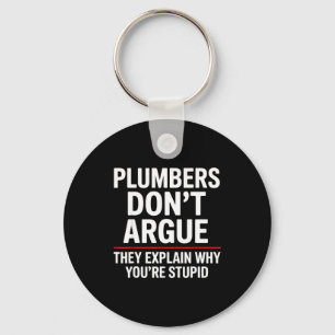 Plumber Art For Men Women Plumbing Pefitter Plumbe Keychain