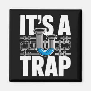 Plumber Art For Men Women Plumbing Pefitter Plumbe Magnet