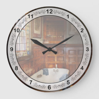 Plumber - Bath Time Large Clock