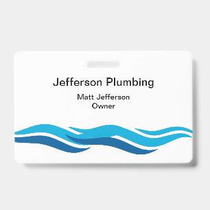 Plumber Business Badges