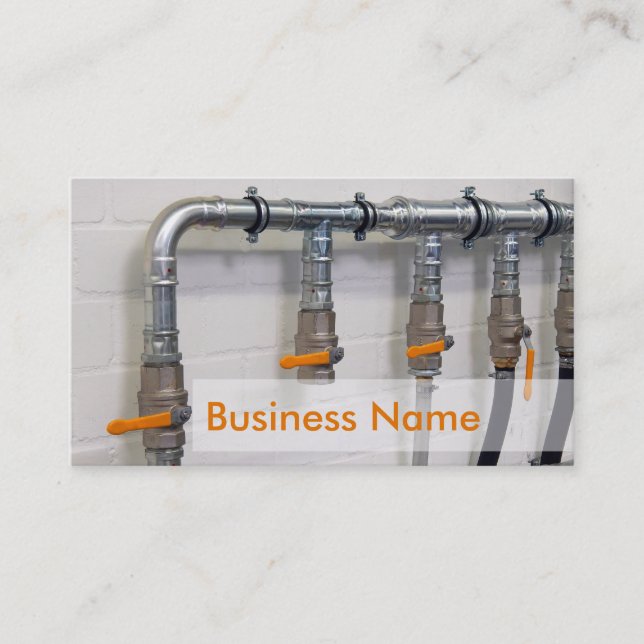 plumber business card (Front)