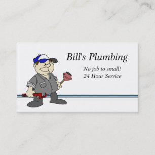 Plumber business card