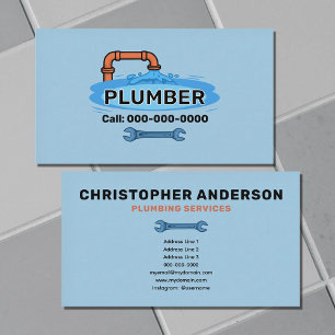 Plumber Business Card