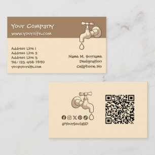 Plumber Business Card