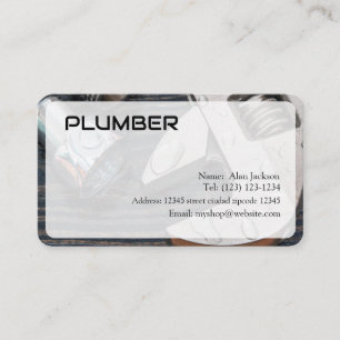 PLUMBER Business card editable