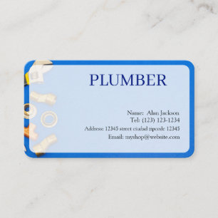 PLUMBER Business card editable