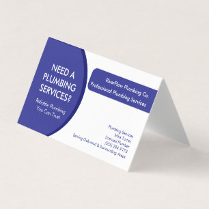 Plumber Business Card Template Plumbing Services