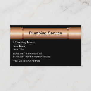 Plumber Business Cards