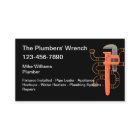 Plumber Business Cards Plumbing Theme