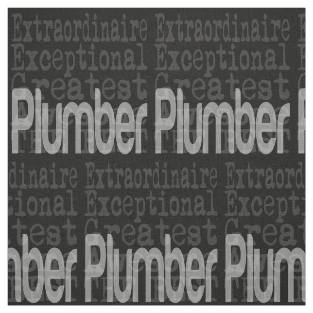 Plumber Extraordinaire Fabric (Swatch)